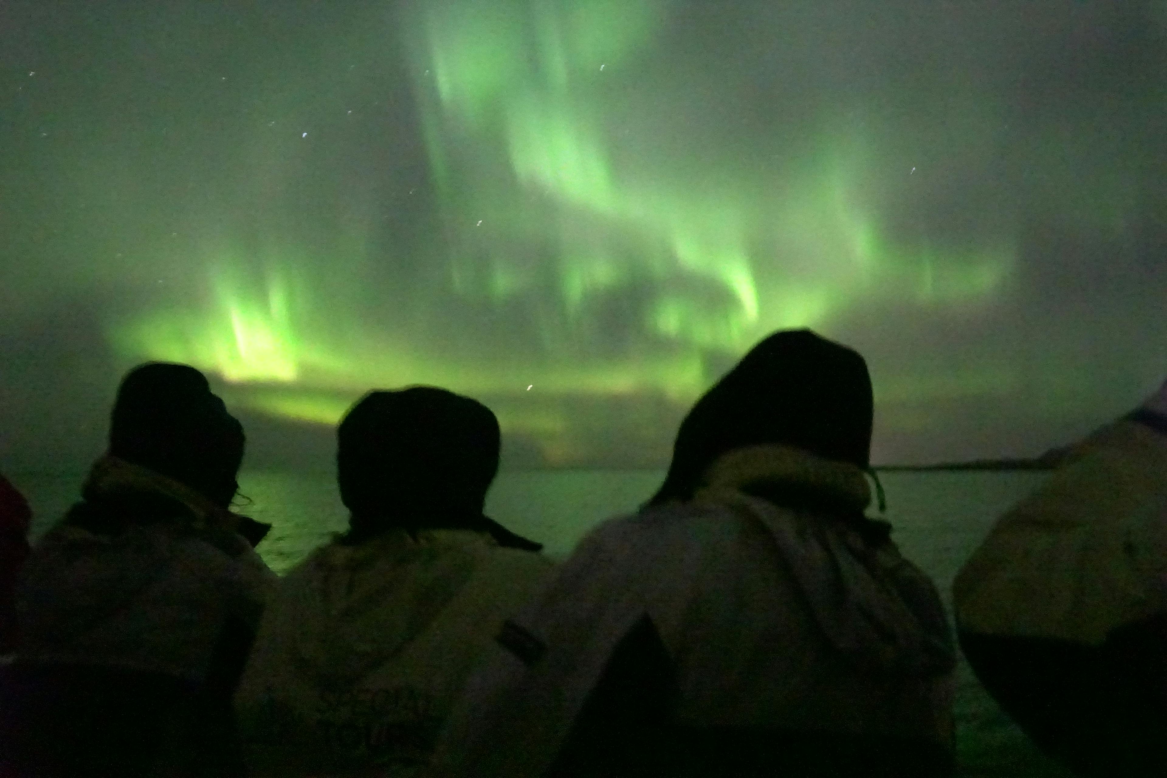 Northern lights boat tour